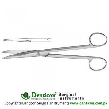 Mayo Dissecting Scissor Straight - With Chamfered Blades Stainless Steel, 19 cm - 7 1/2"